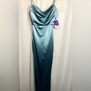 High Slit Long Formal Gown